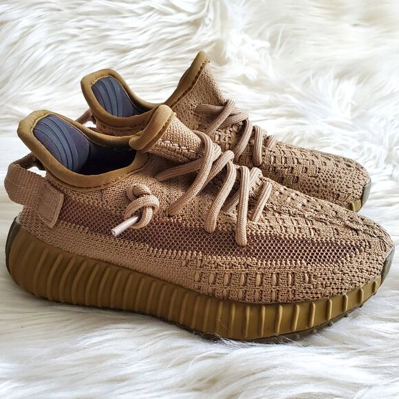 Adidas Yeezy Boost 350 Earth Kid's V2 Sneaker SZ 10K - Picture 1 of 12